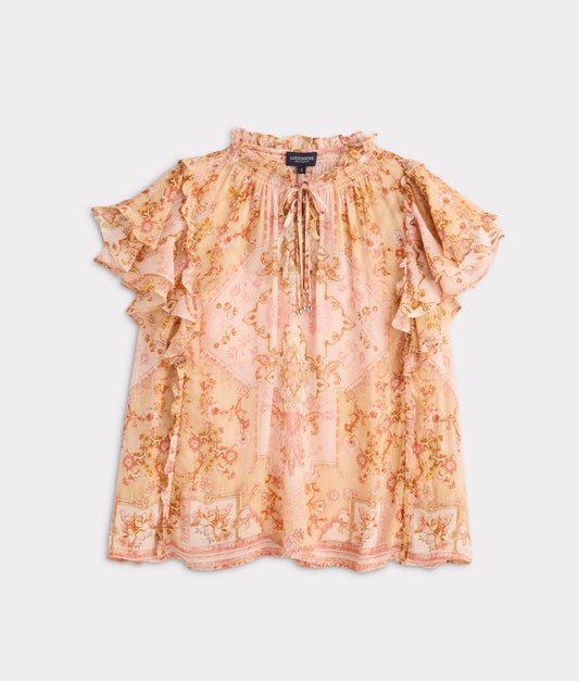 Marley Georgette Blouse :: Pastel
