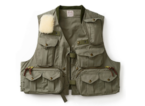 Filson's expert-built fly fishing vest