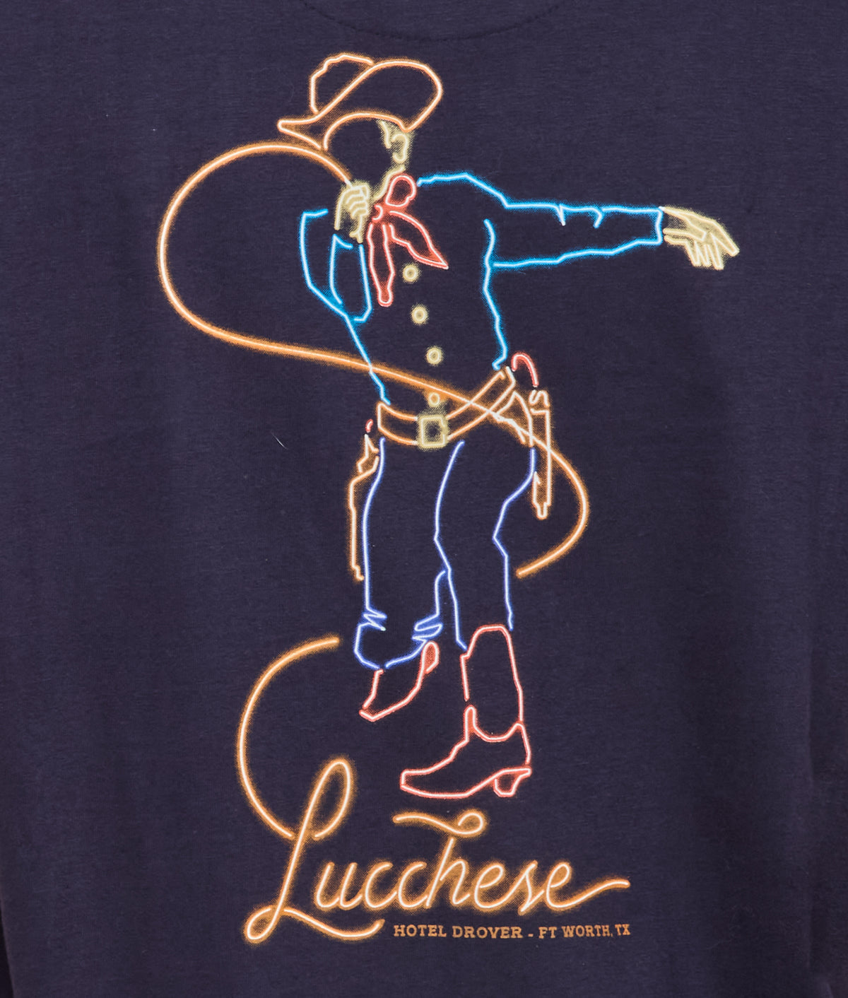 Hotel Drover Tee :: Navy 2