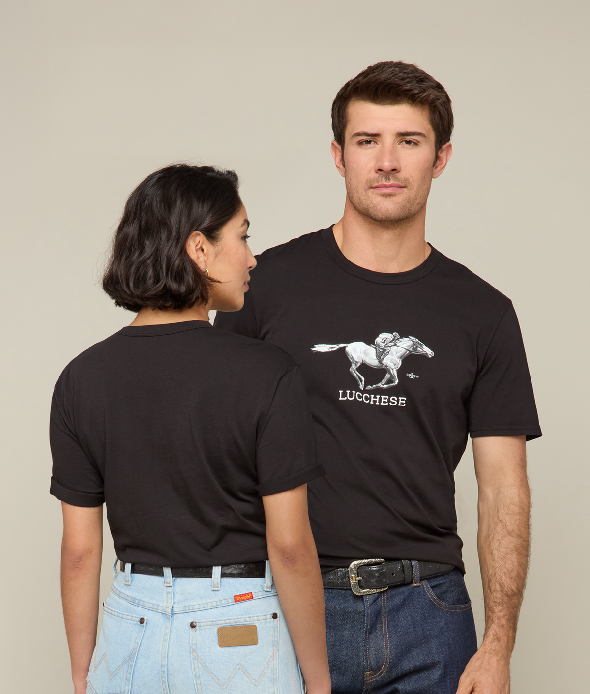 Lucchese Racehorse Tee :: Black 3