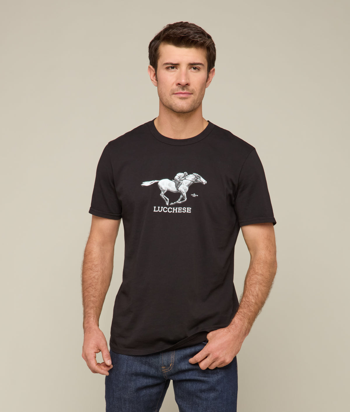 Lucchese Racehorse Tee :: Black 2