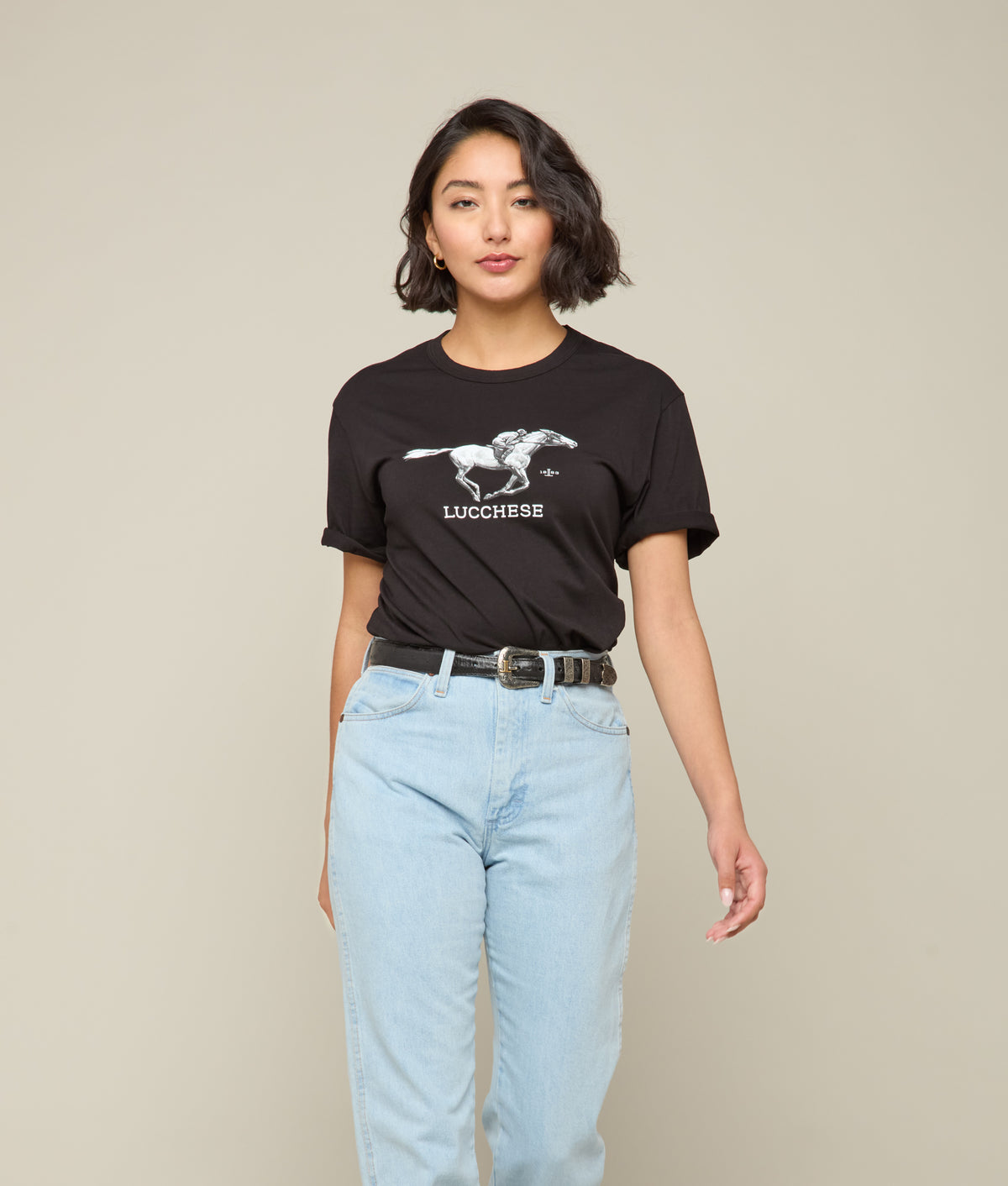 Lucchese Racehorse Tee :: Black 8