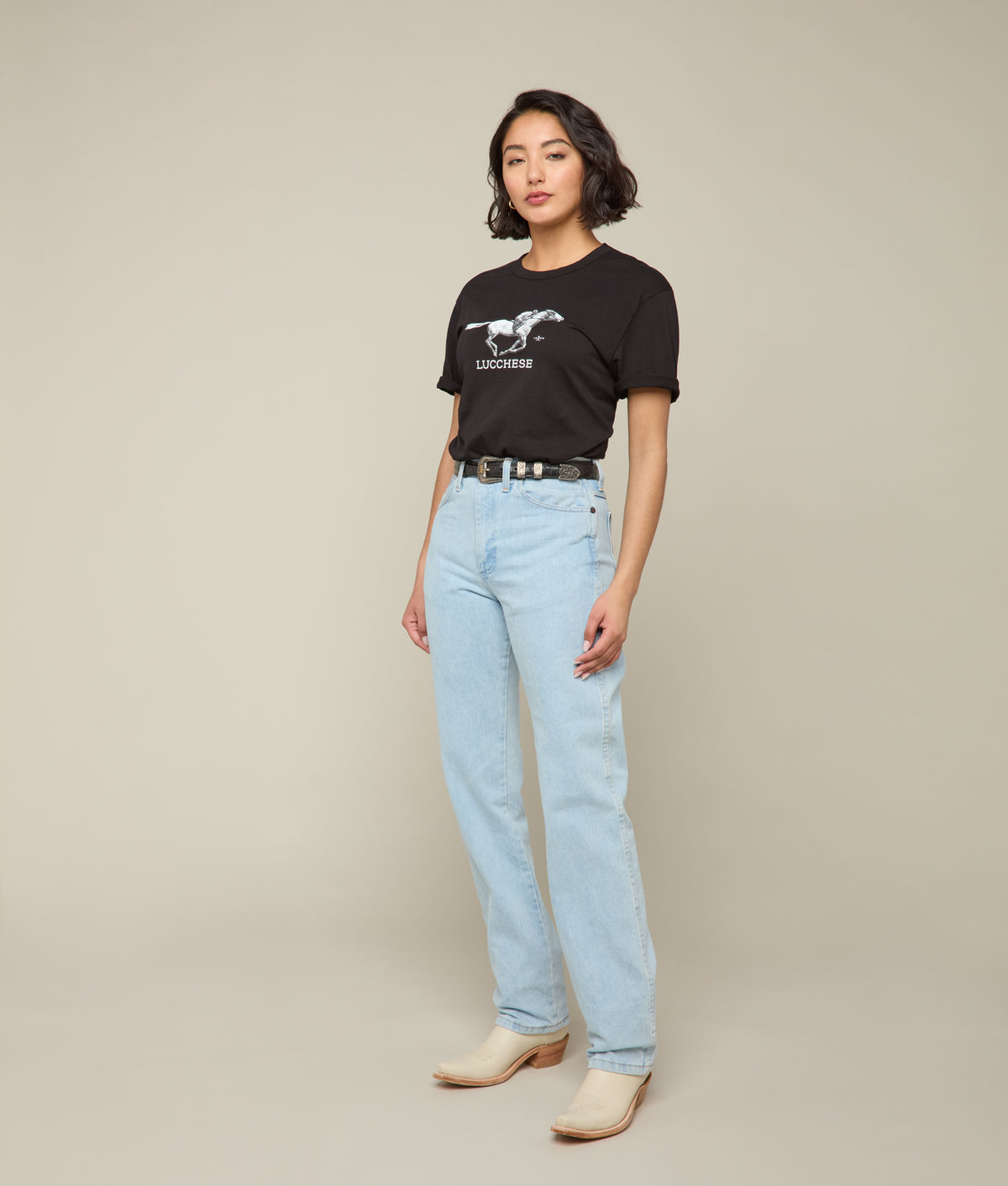 Lucchese Racehorse Tee :: Black 12