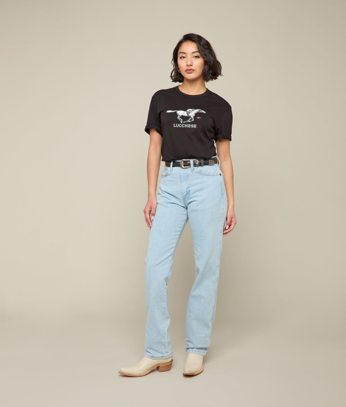 Lucchese Racehorse Tee :: Black 11