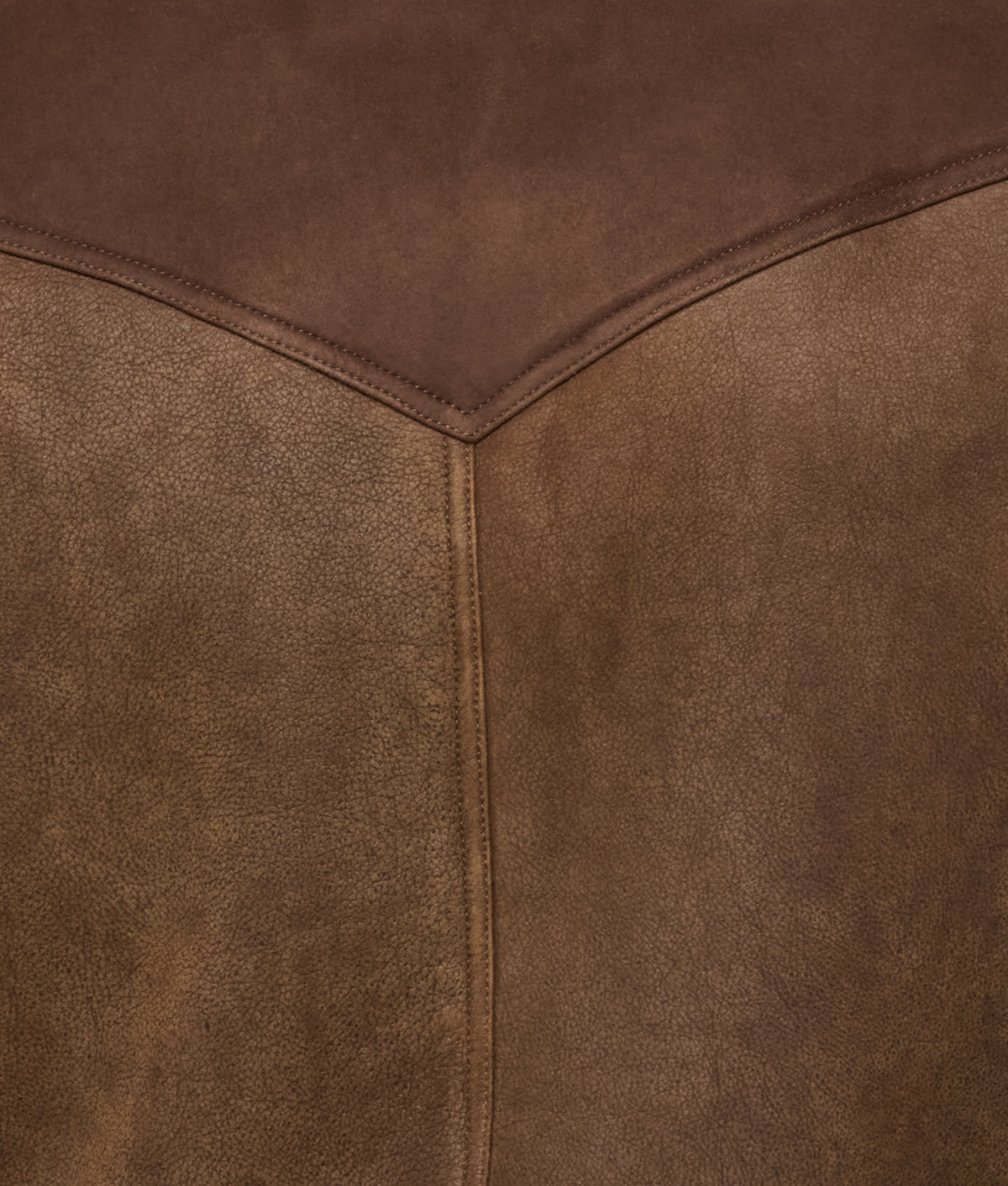 Dustin Yoked Shearling Vest :: Brown 3