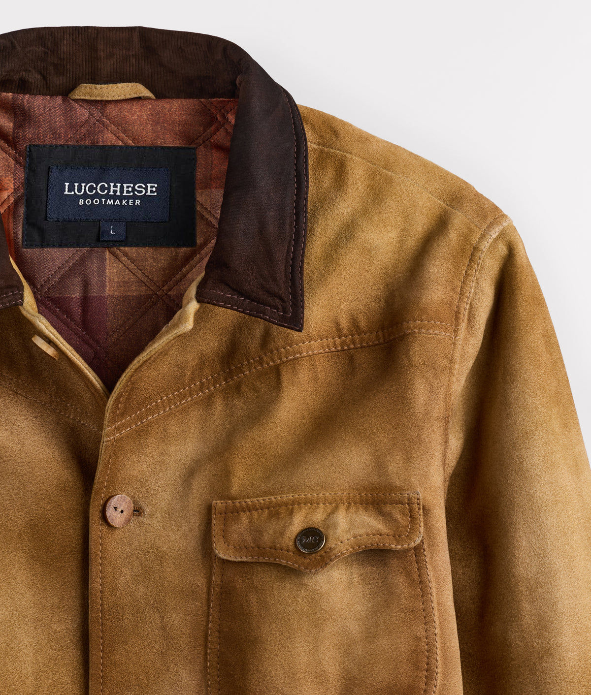 Duvall Vintage Leather Shacket :: Brown 3