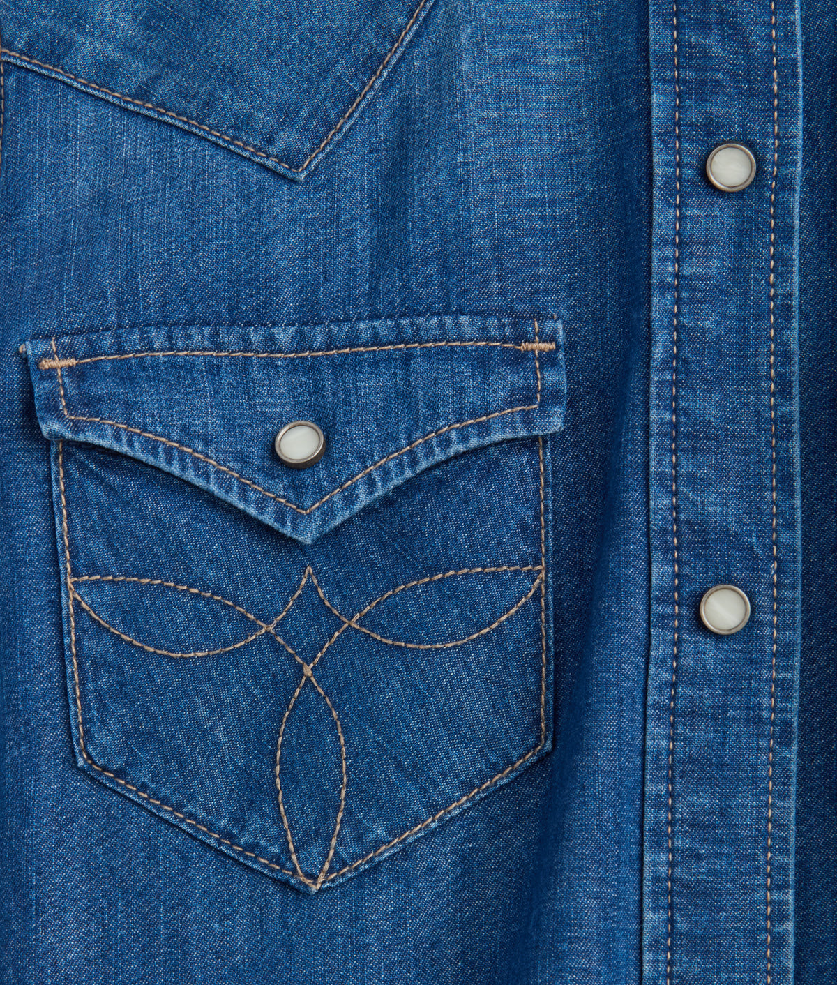 Reese Women's Snap Shirt :: Blue Bird 3