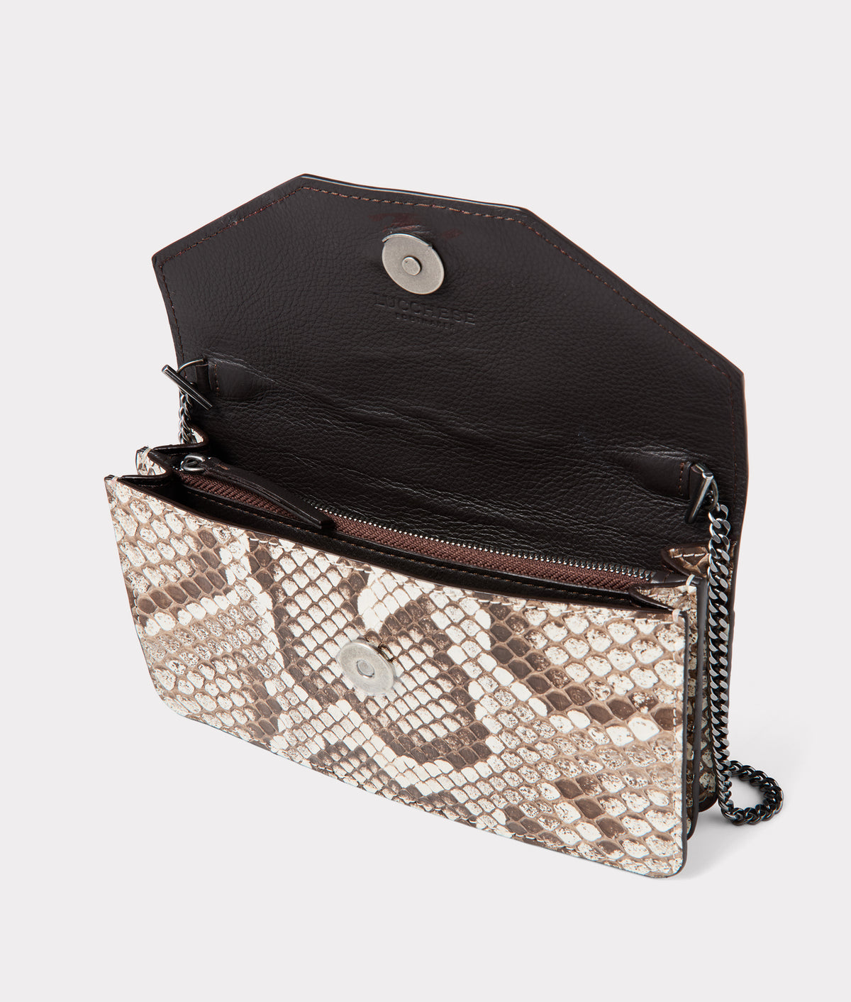 Long Exotic Wallet On A Chain :: Natural 6