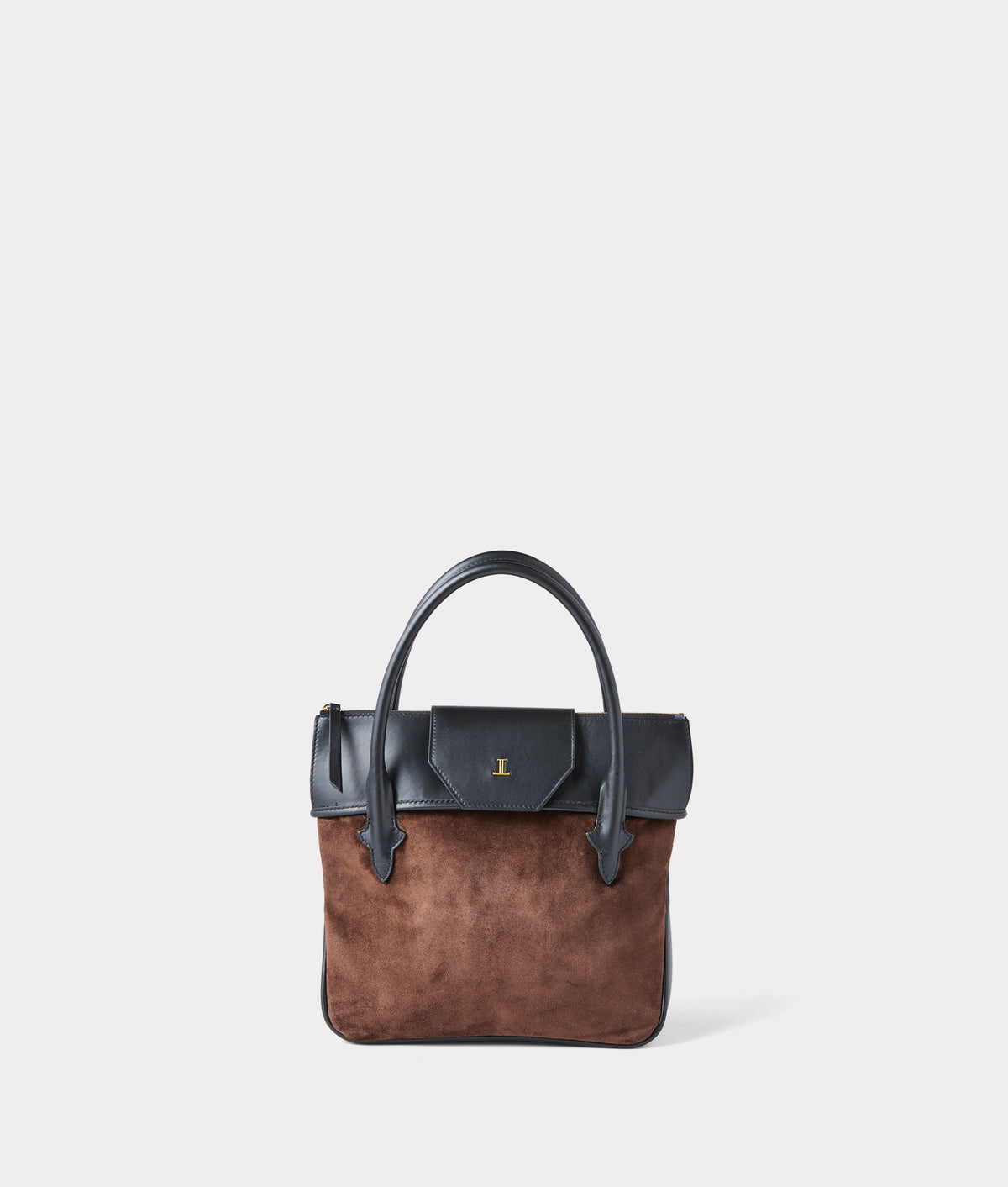 Mini Roma Suede Tote :: Brown 4