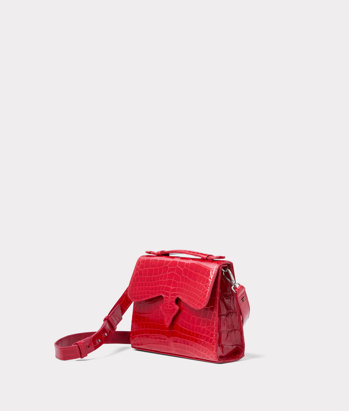 Dolly Exotic Western Satchel :: Cherry Red 6