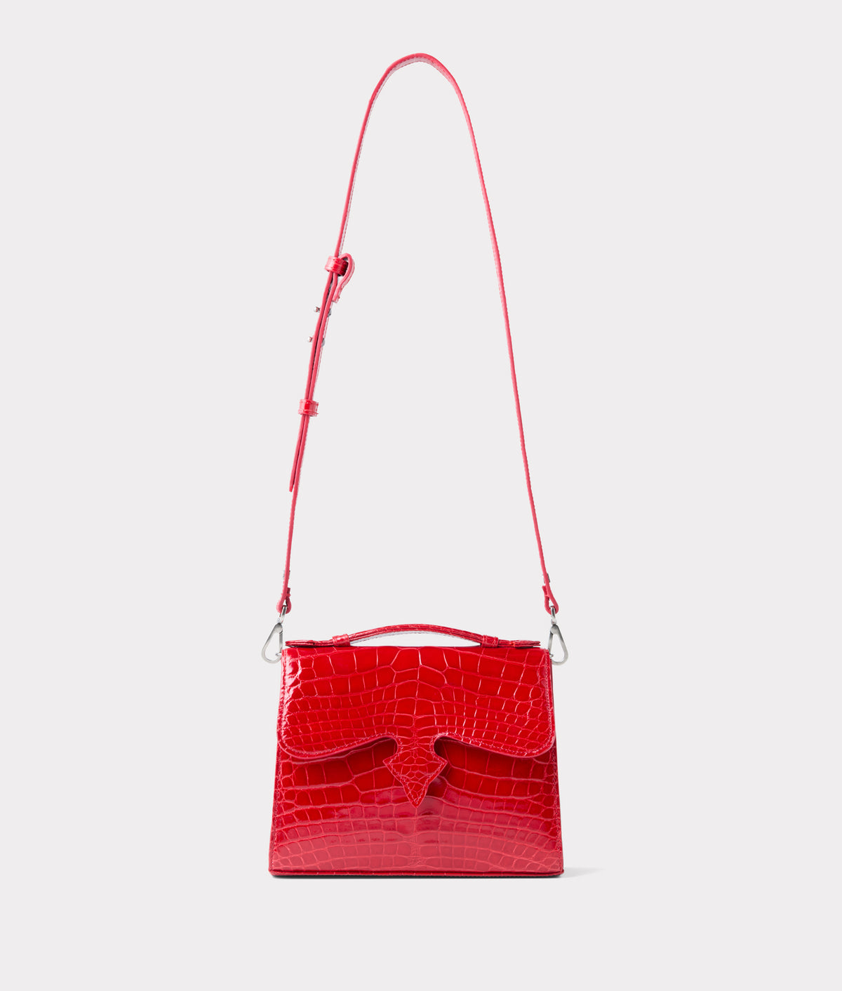 Dolly Exotic Western Satchel :: Cherry Red 3