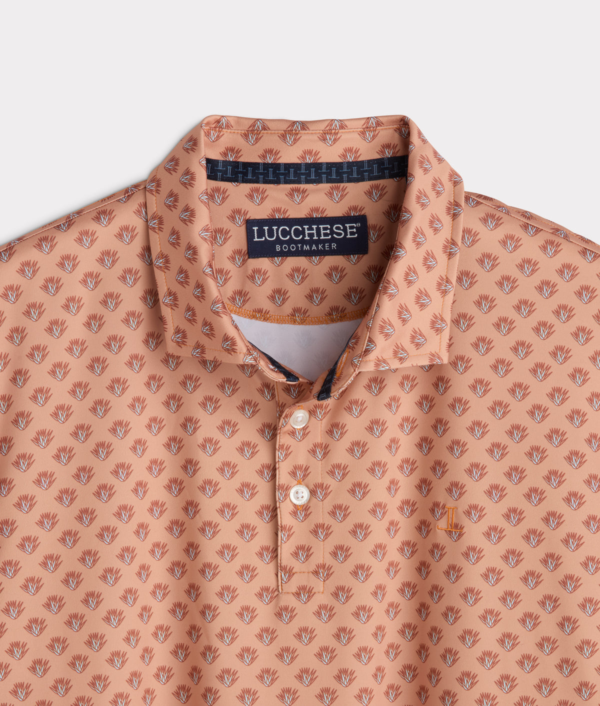 Lucchese Golf Polo :: Rust 4