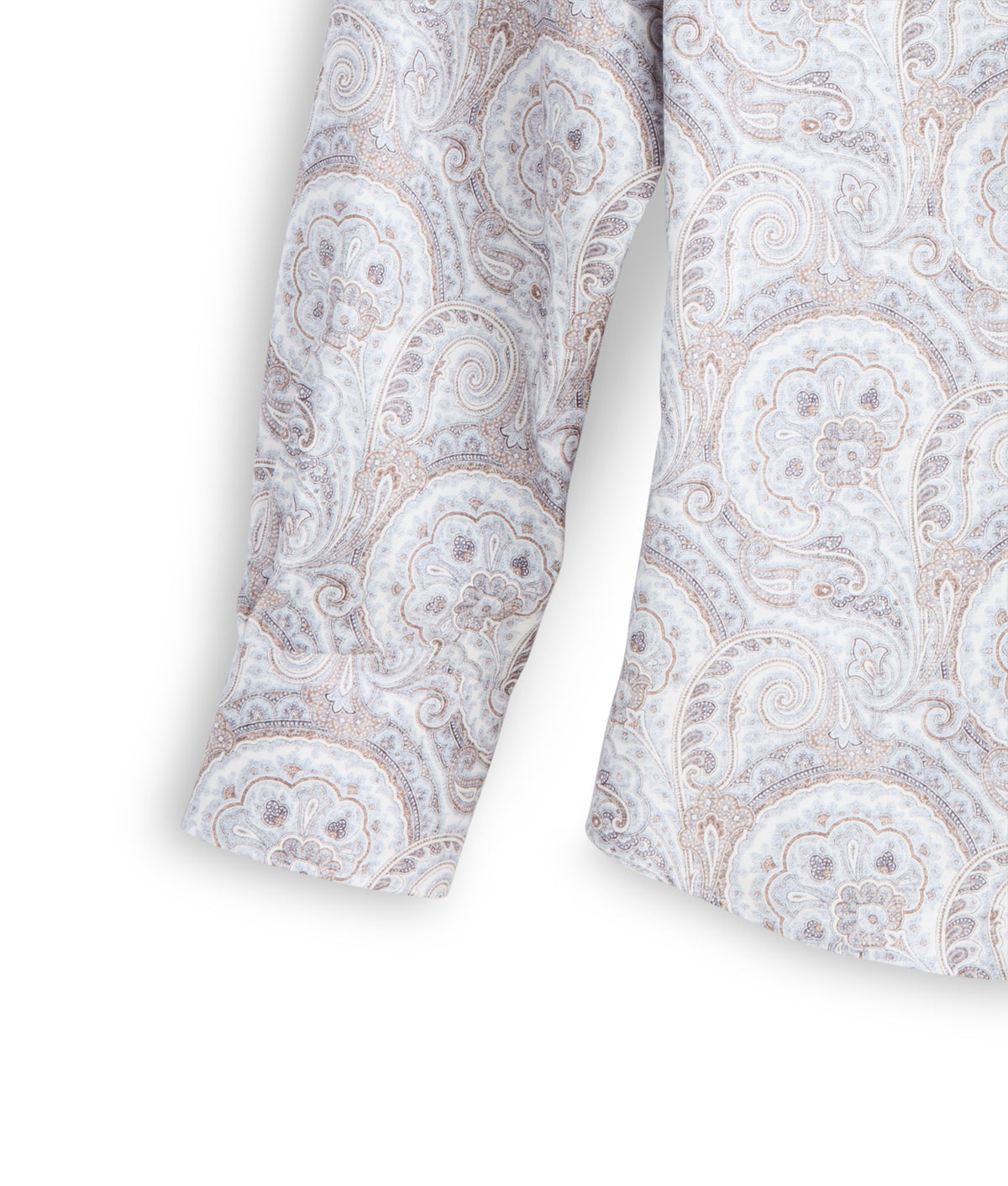 El Paso Modern Fit :: Blue And Brown Paisley 6