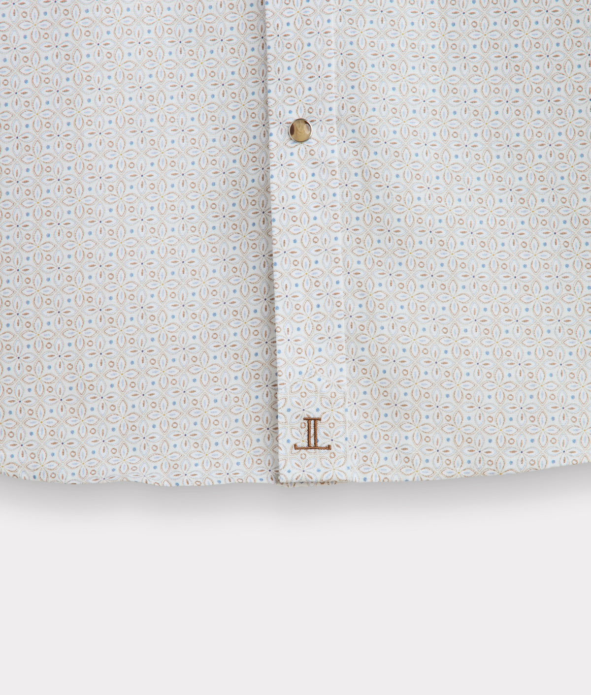 El Paso Cowboy Fit :: Cream And Blue Cross 10