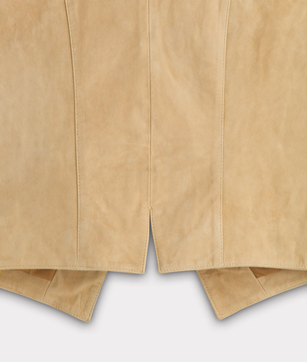 Dakota Suede Fringe Leather Vest :: Natural 7
