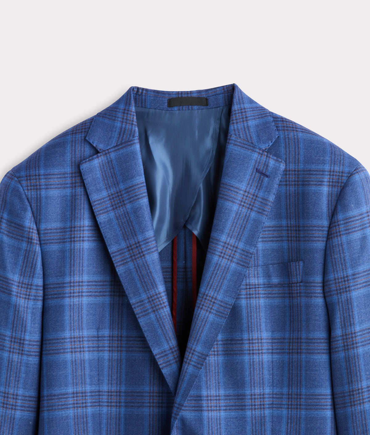 Lucchese Sport Coat :: Blue Plaid 4