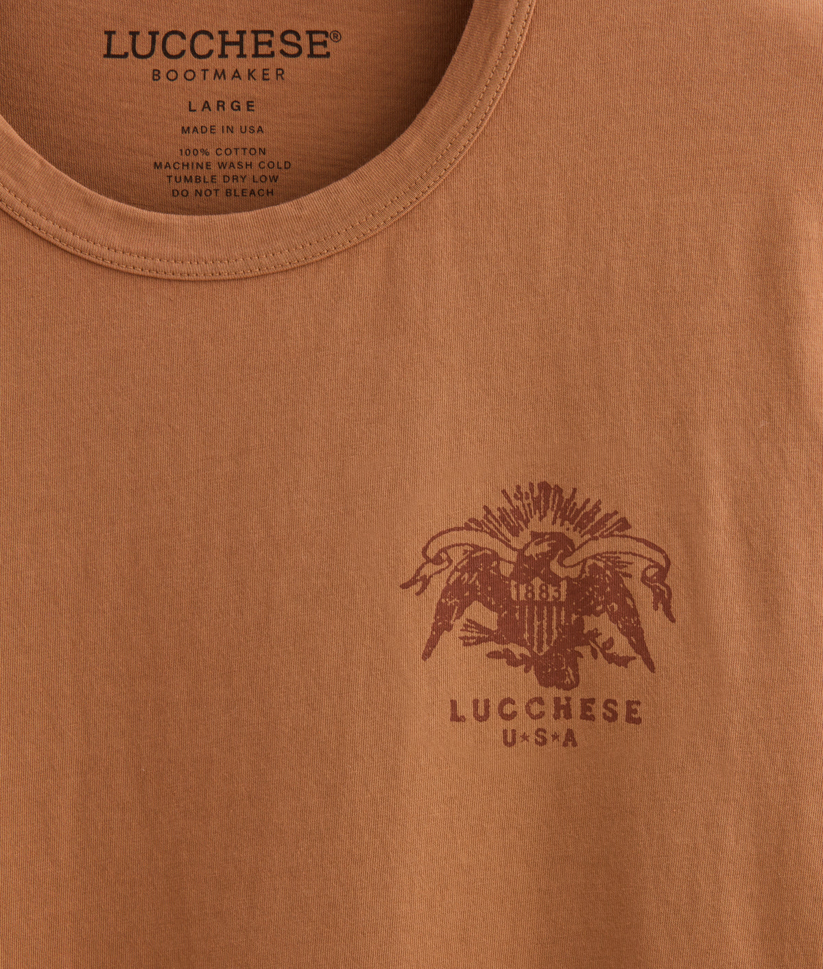 Eagle Stamp Tee :: Brown 2