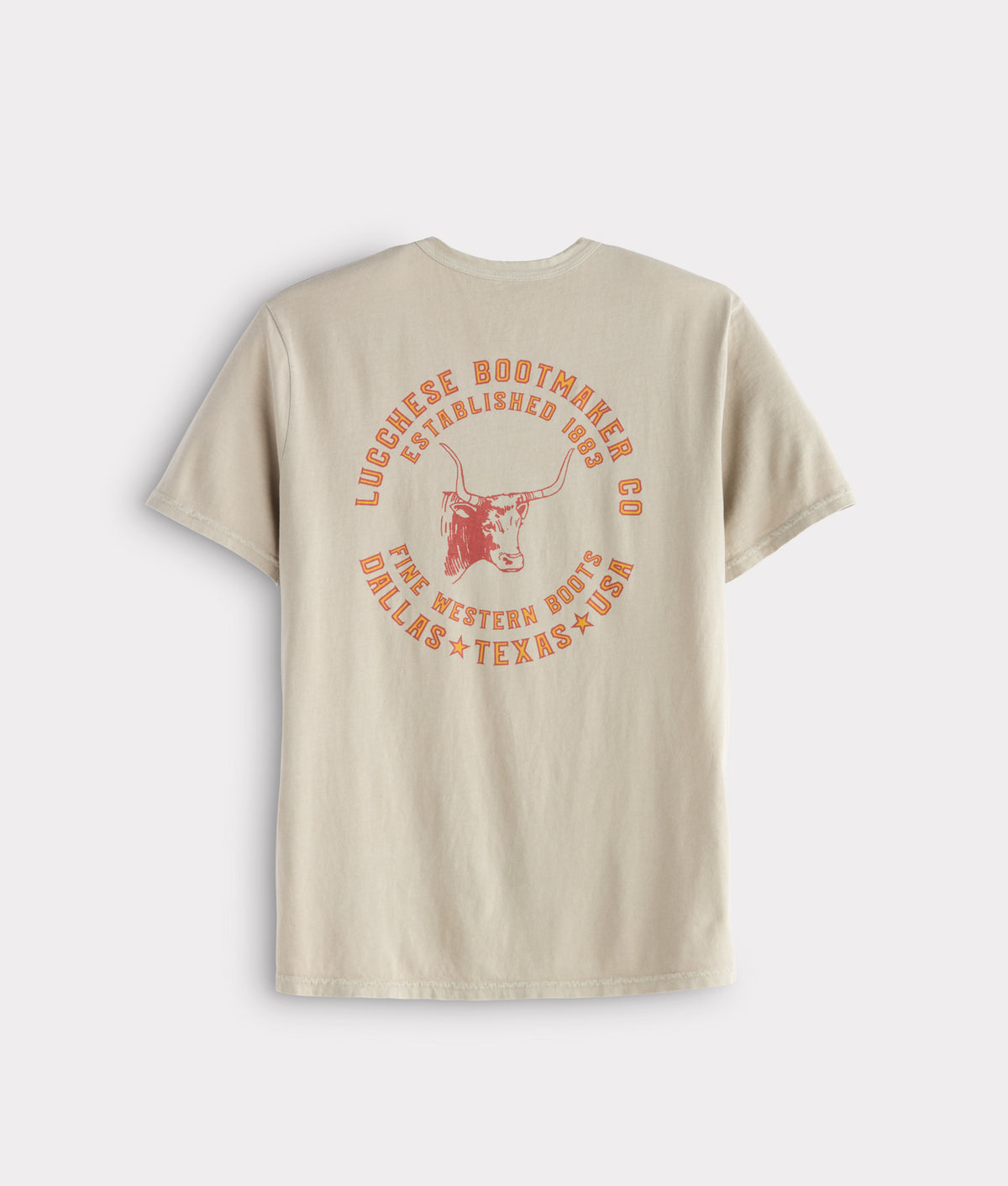 Longhorn Stamp Tee :: Sand 3
