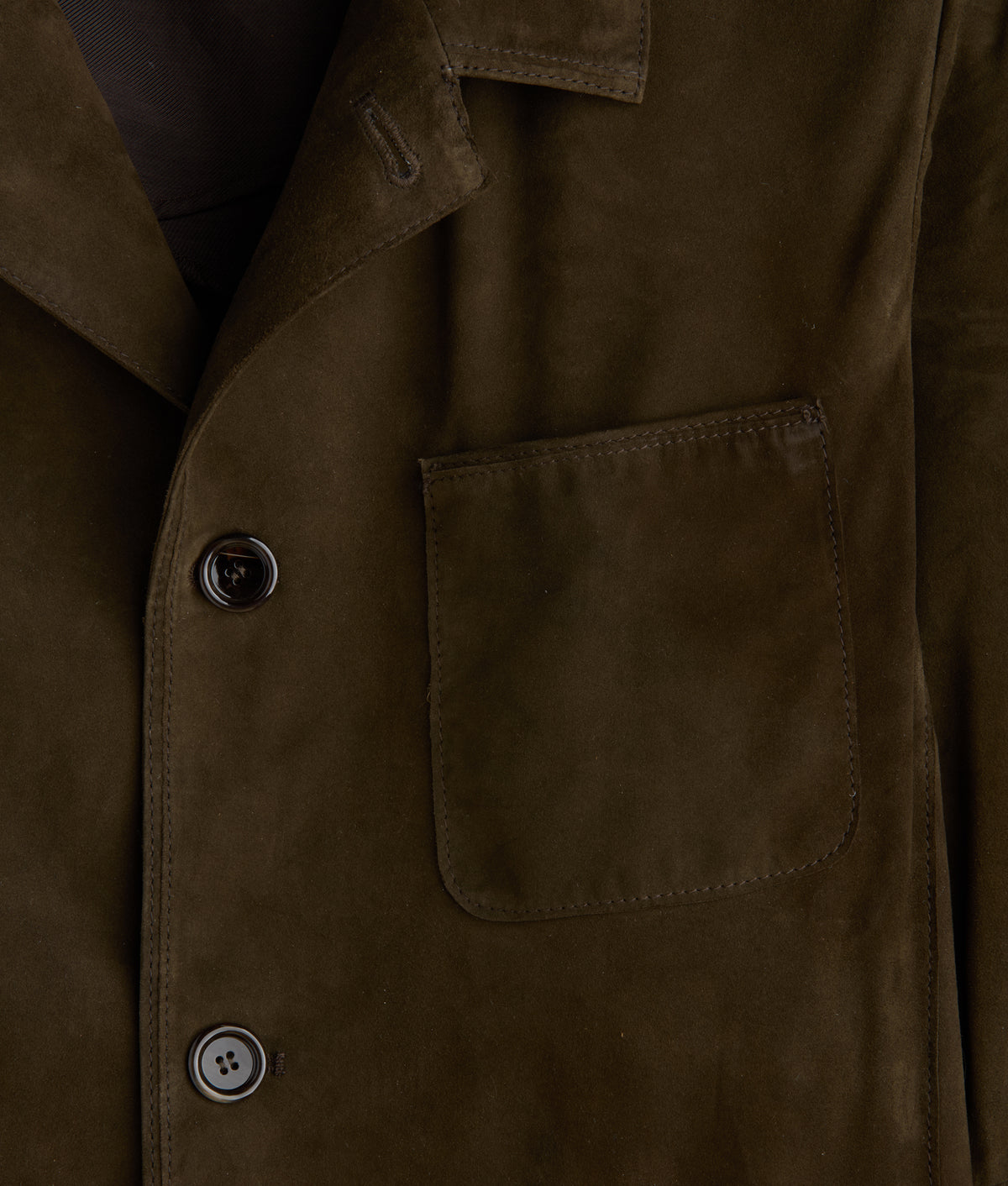 Hogan Suede Blazer :: Olive 8