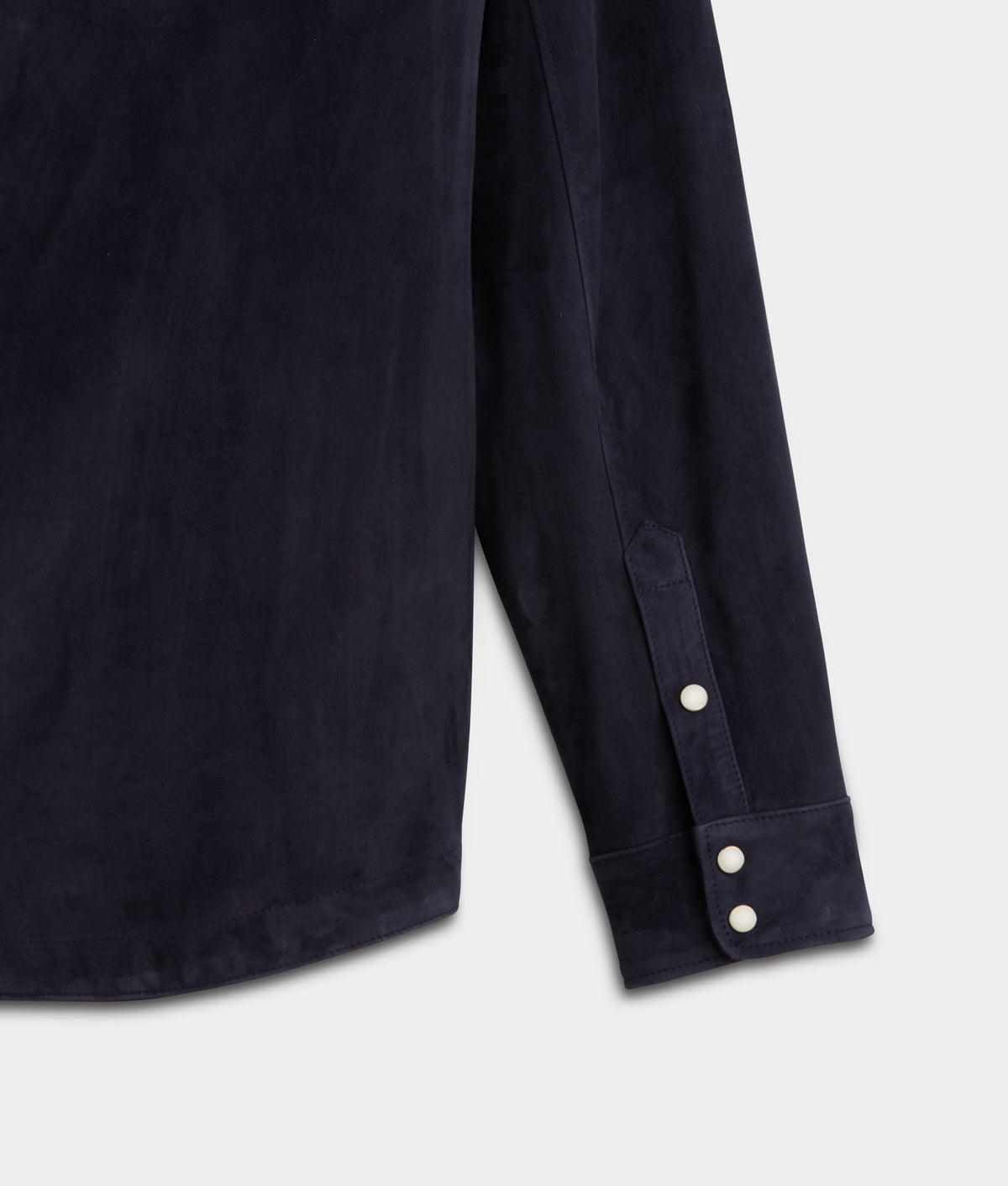 Ace Suede Shacket :: Dusty Blue 12