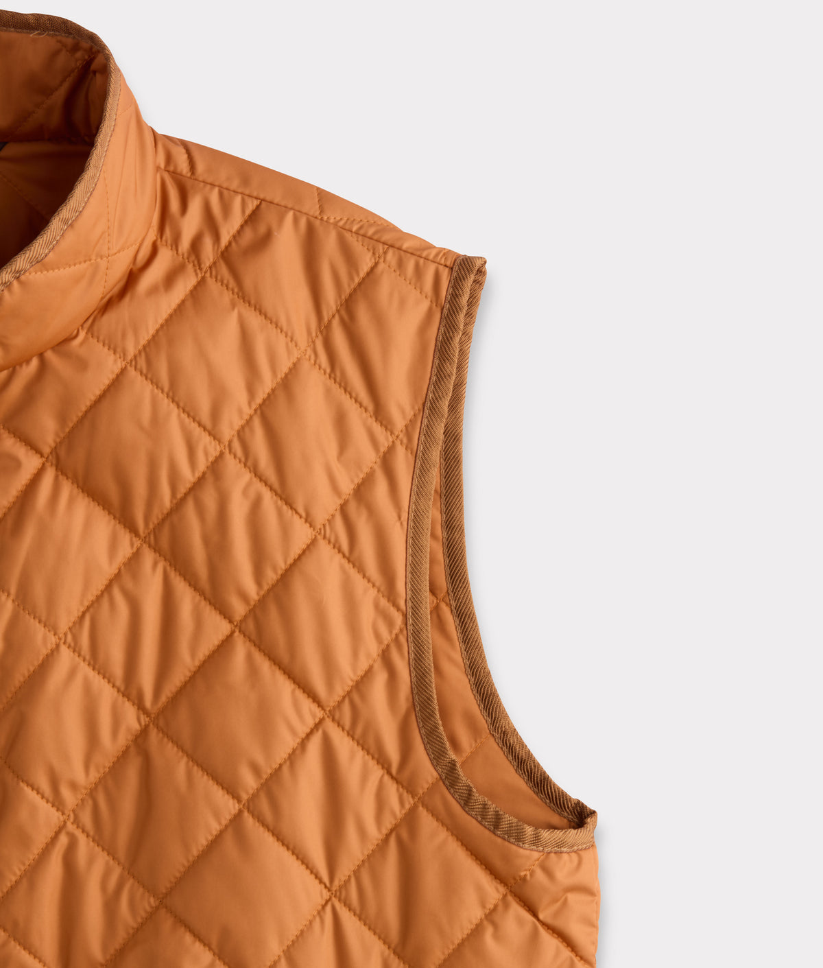 Jameson Quilted Vest :: Orange 4