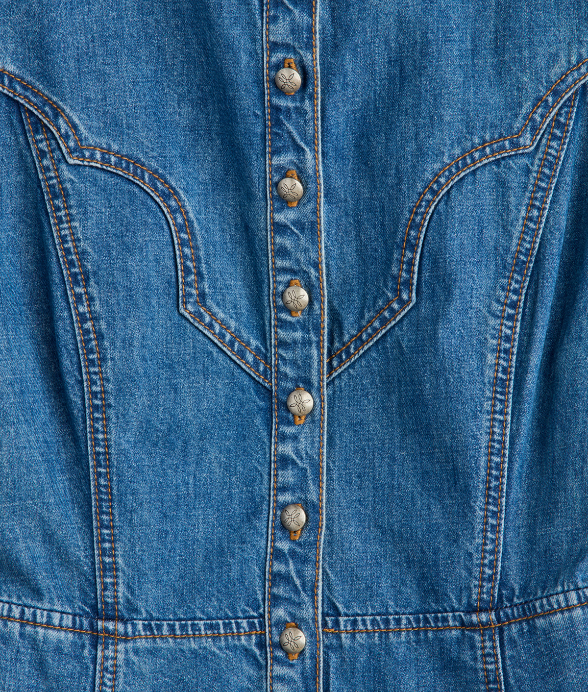 Mason Denim Dress :: Still Water Blue 5