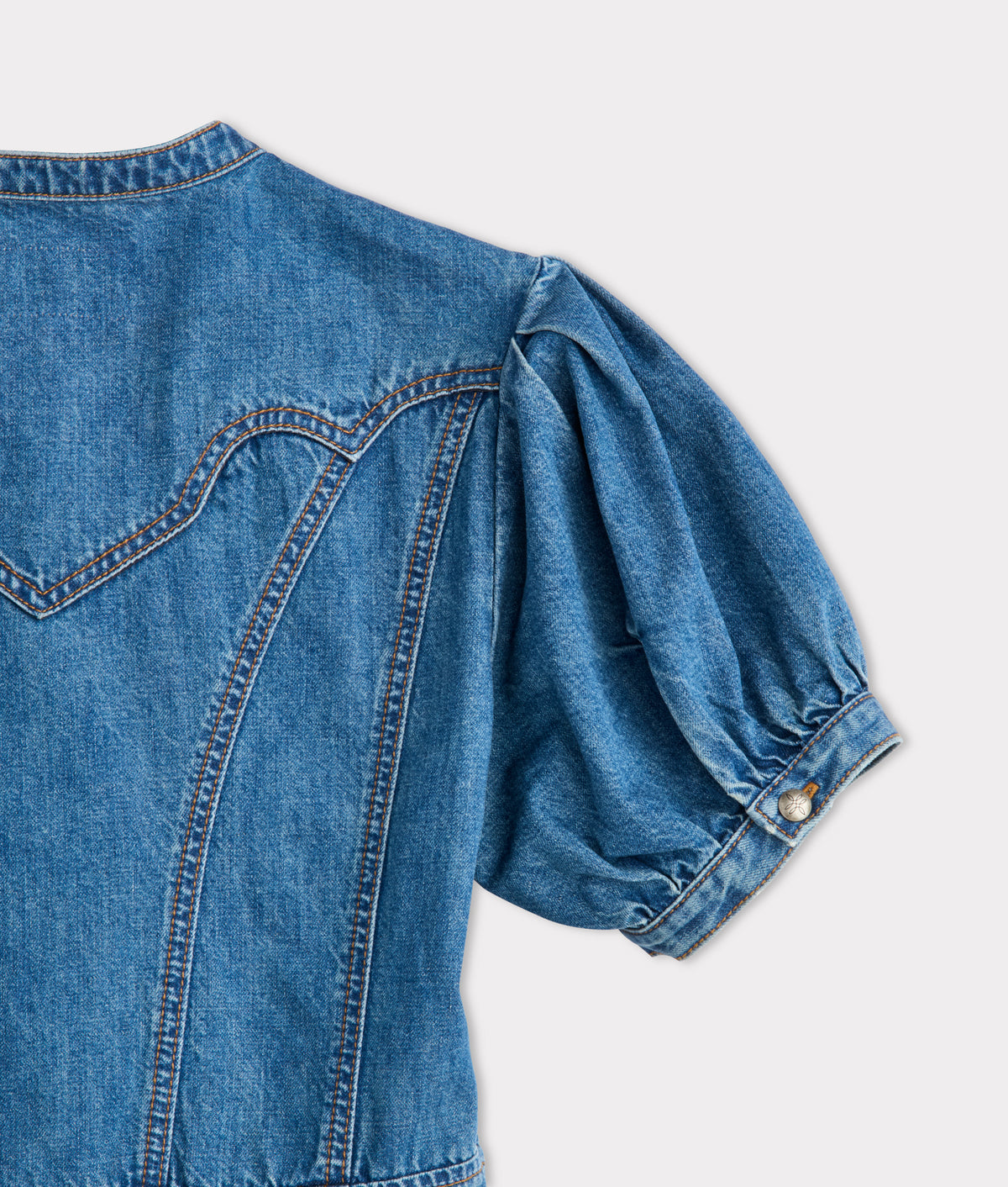 Mason Denim Dress :: Still Water Blue 6
