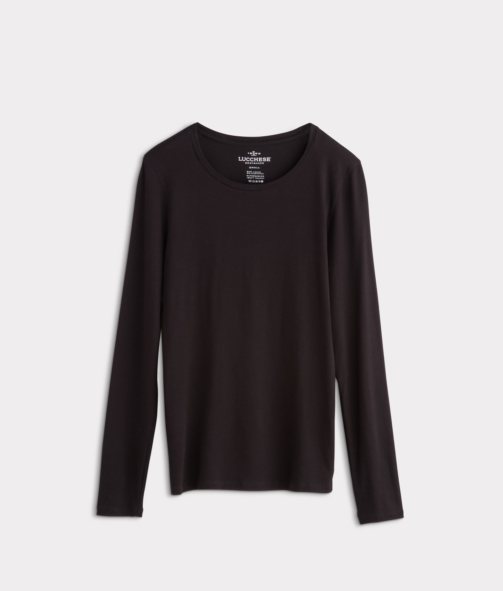 Long Sleeve Soft Touch Tee :: Black product image