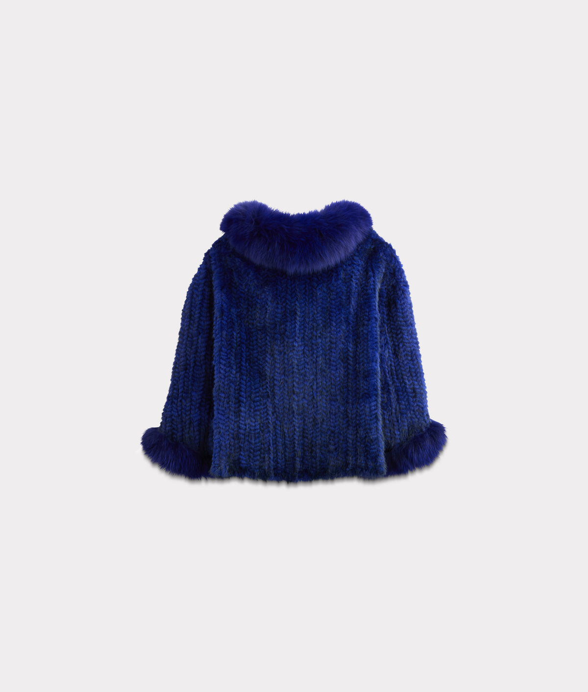 Royale Fur Cape :: Royal Blue 3