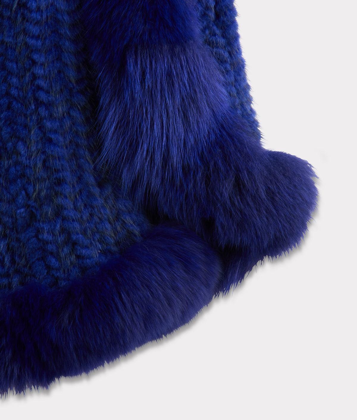 Royale Fur Cape :: Royal Blue 5