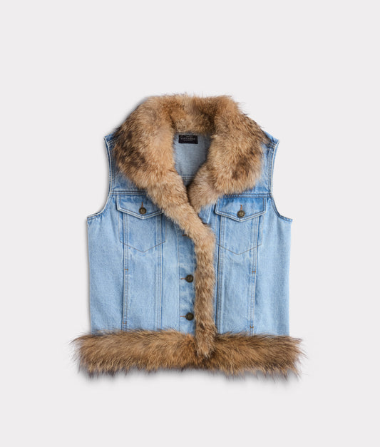 Reverie Coyote & Denim Vest :: Denim