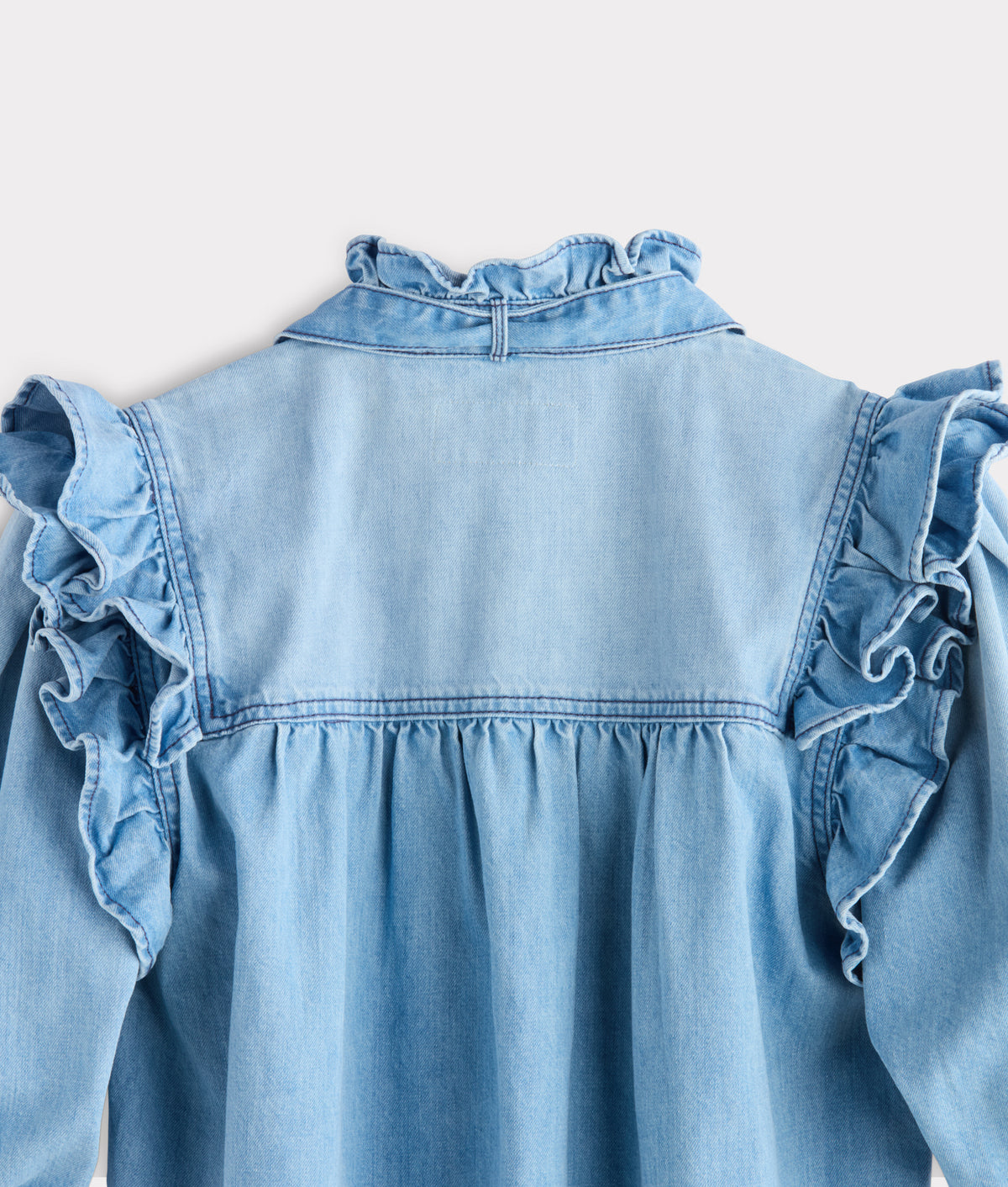 Corlee Denim Blouse :: Blue Bird 6