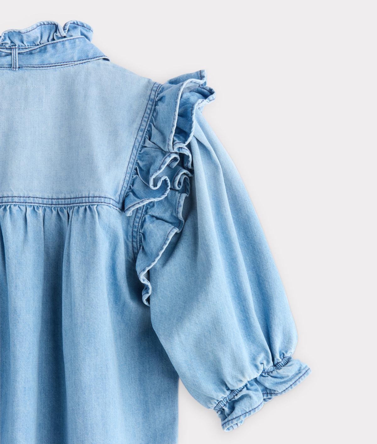 Corlee Denim Blouse :: Blue Bird 7
