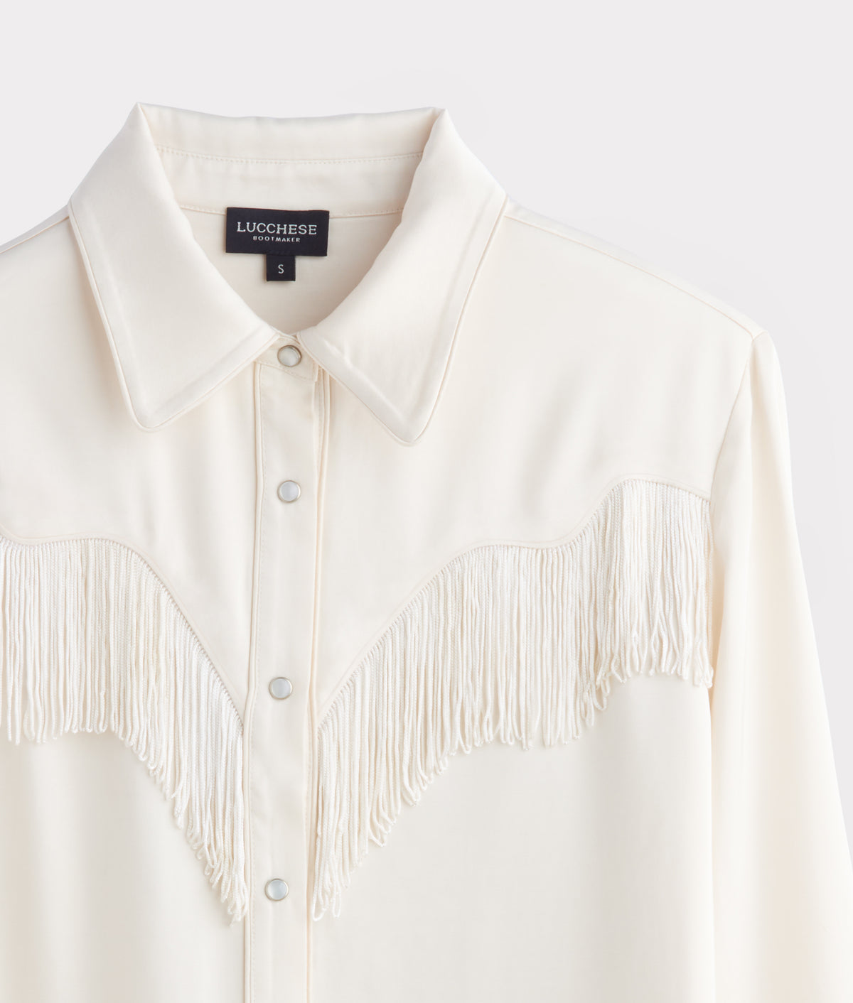 Mary Jane Fringe Blouse :: Oatmeal 5