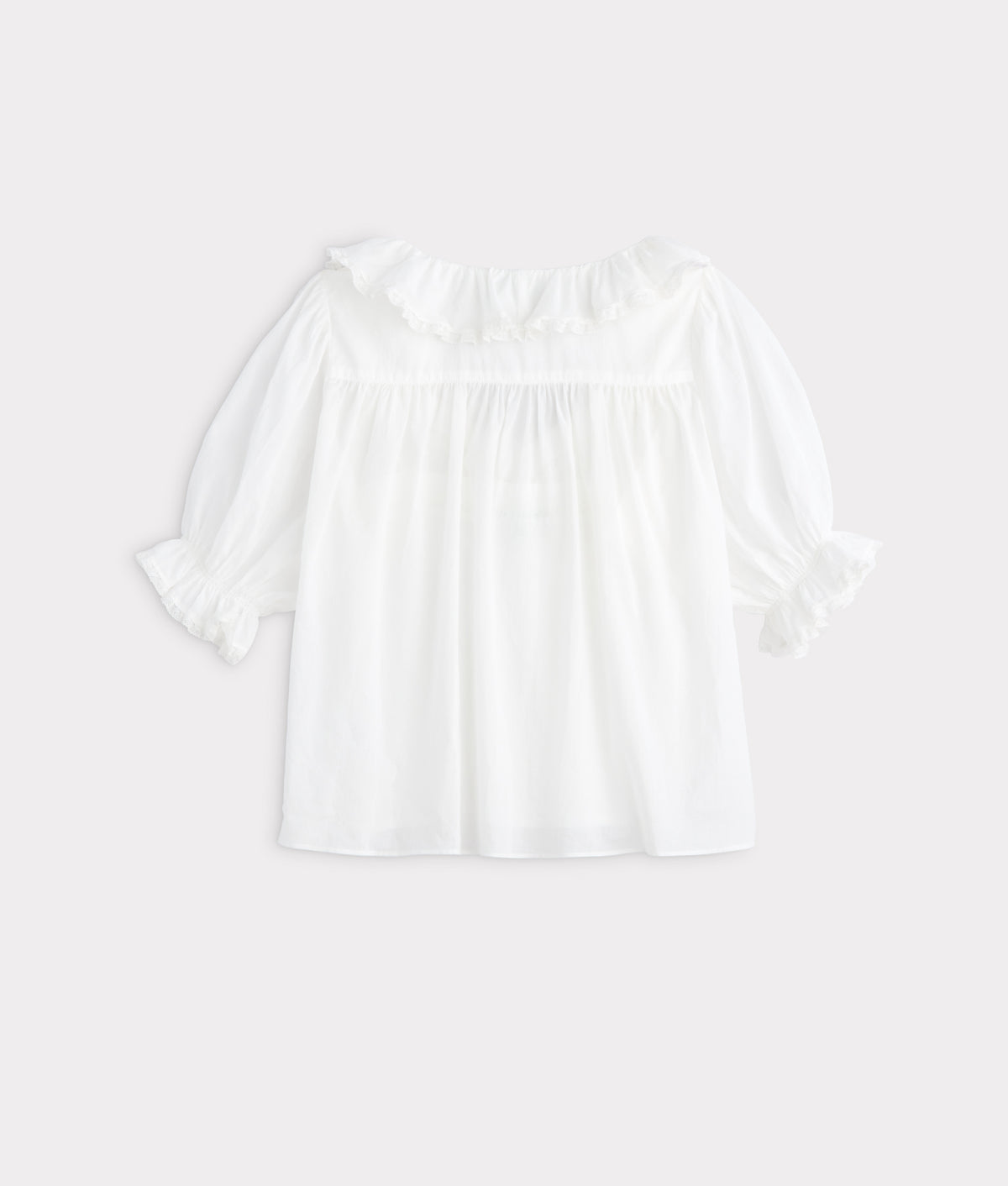 Belle Ruffle Blouse :: White 3
