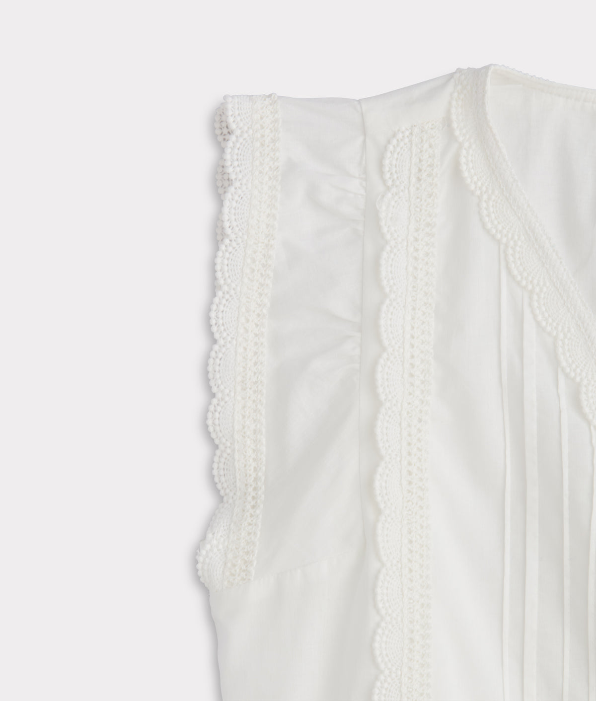 Sutton Pintuck Blouse :: White 7