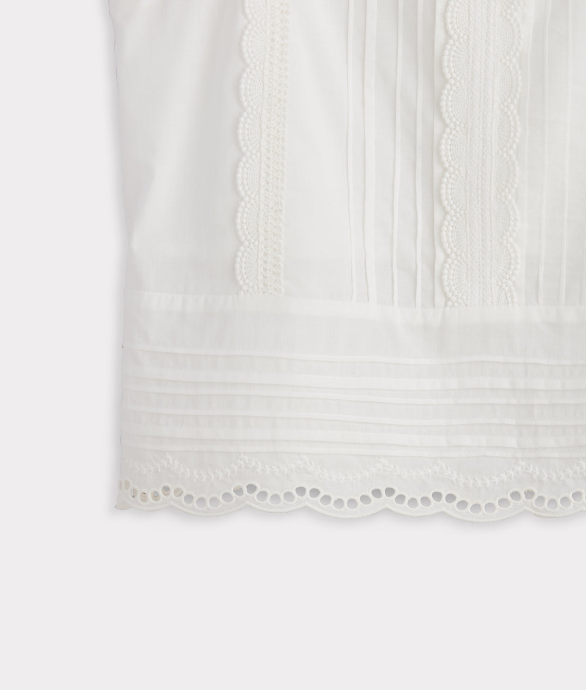 Sutton Pintuck Blouse :: White 9