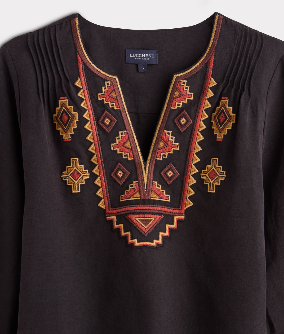 Tala Embroidered Shirt :: Black 7