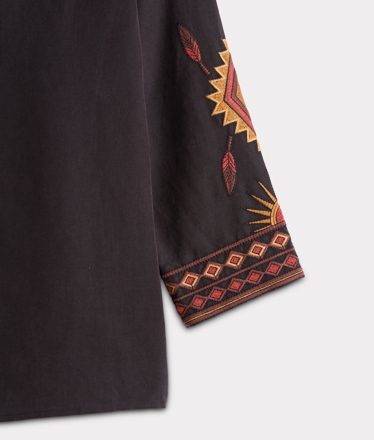 Tala Embroidered Shirt :: Black 8