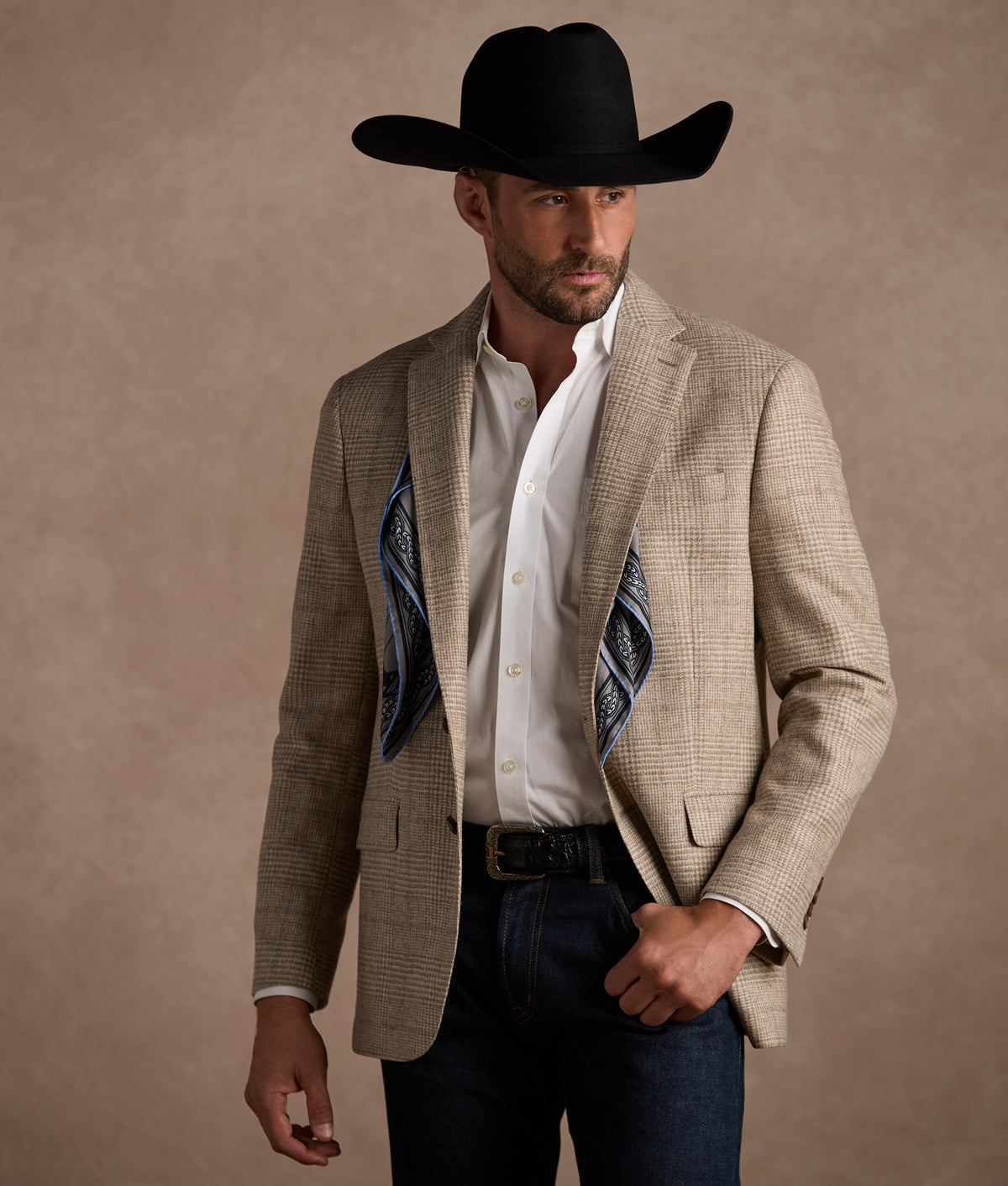 Lucchese Sport Coat :: Oatmeal 3