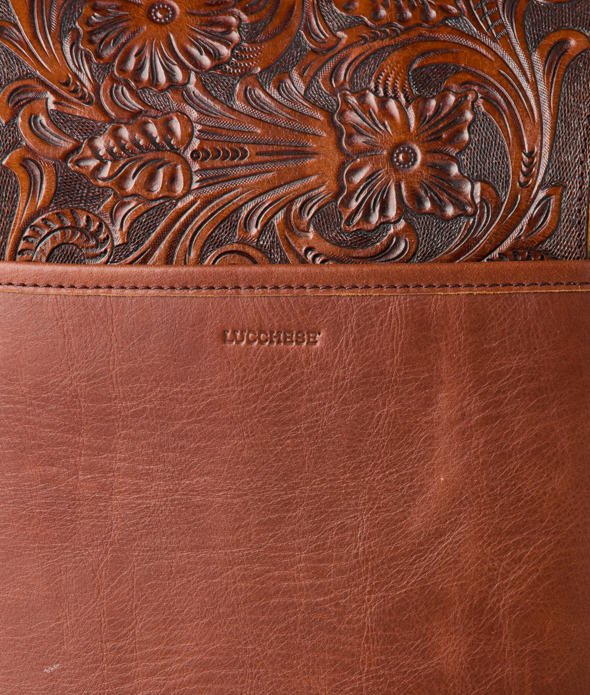 Lucchese x Chappellet Wine Bag :: Tobacco 10