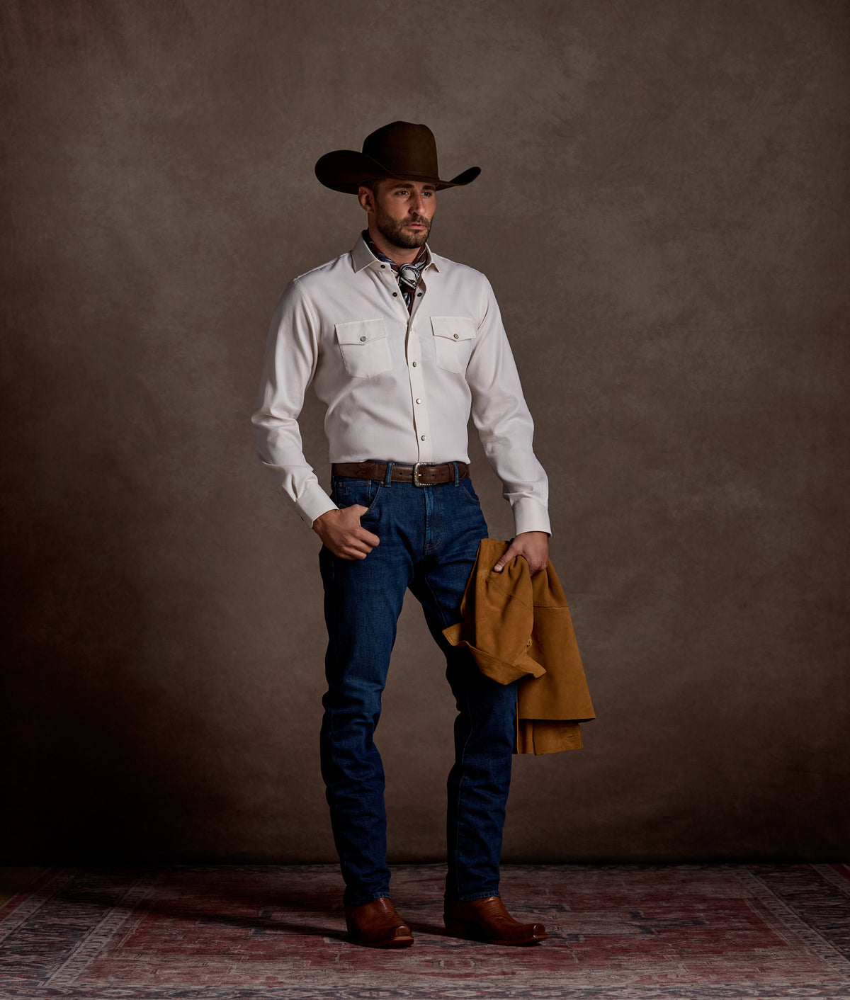 El Paso Classic Fit :: Tan Honeycomb 2