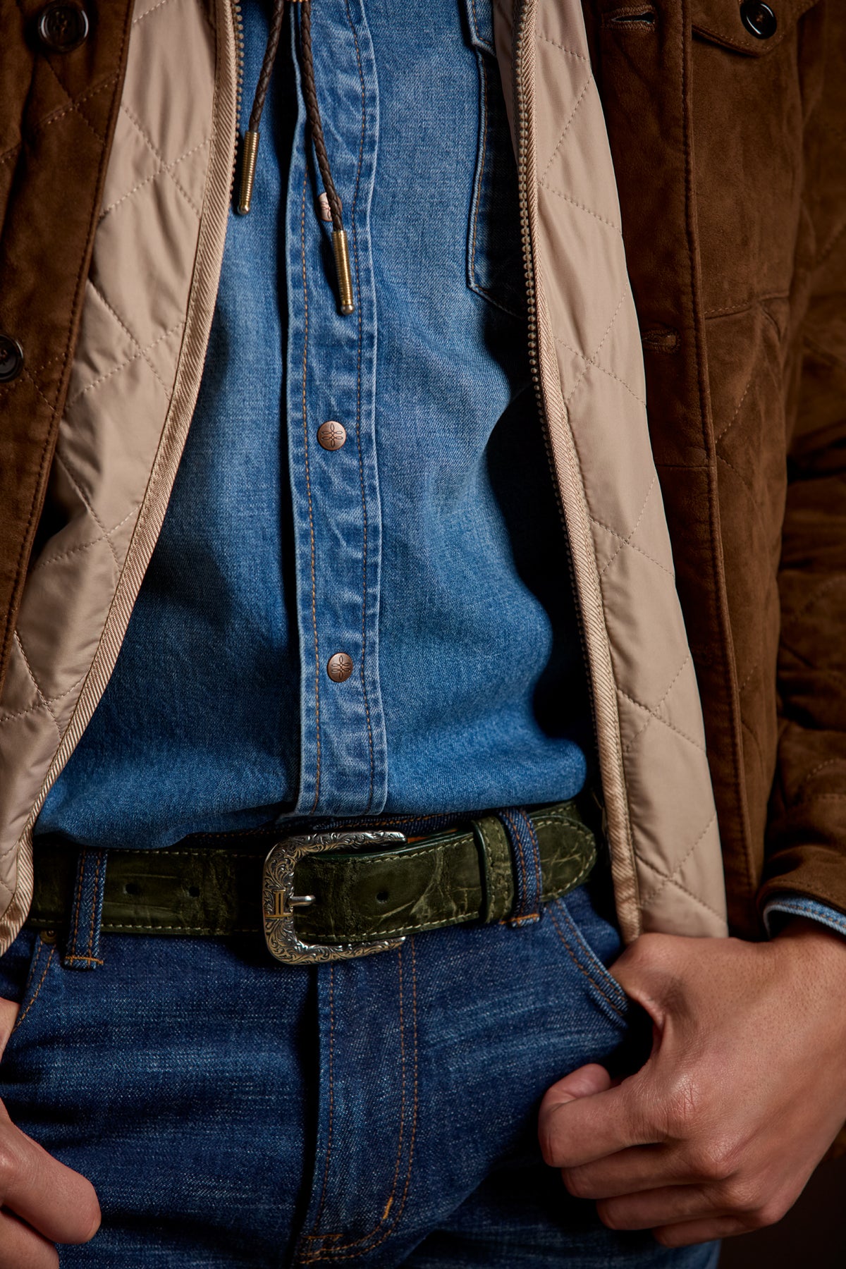 Big Ole Al Belt :: Olive 6