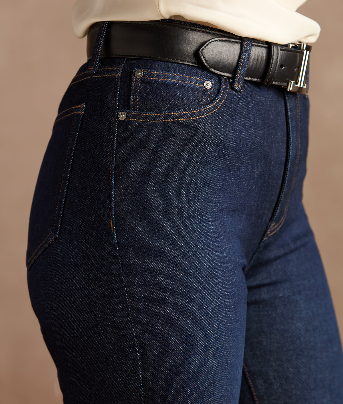 Liberty High-Rise Bootcut Jean :: Dark Denim 10