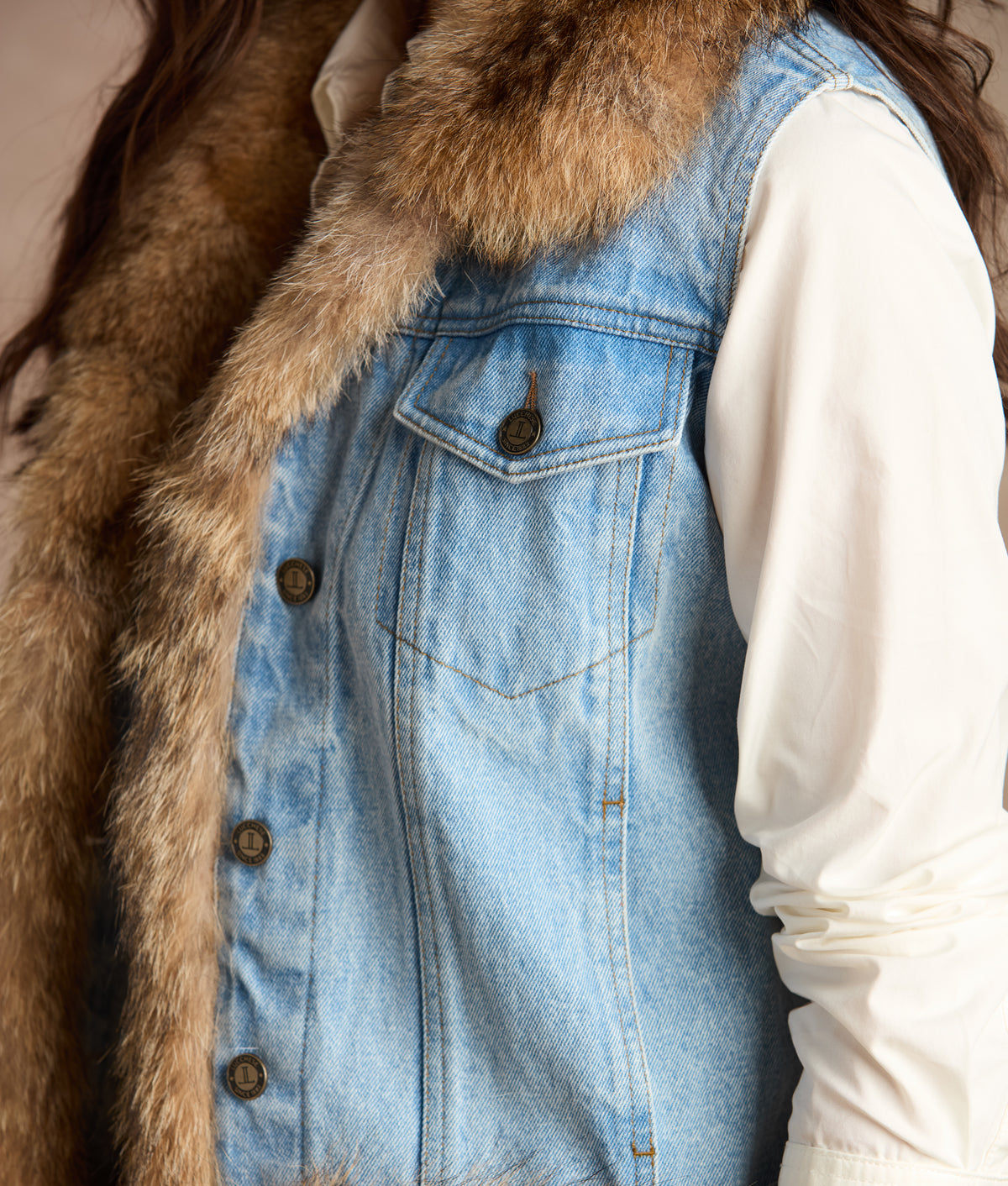 Reverie Coyote & Denim Vest :: Denim 5