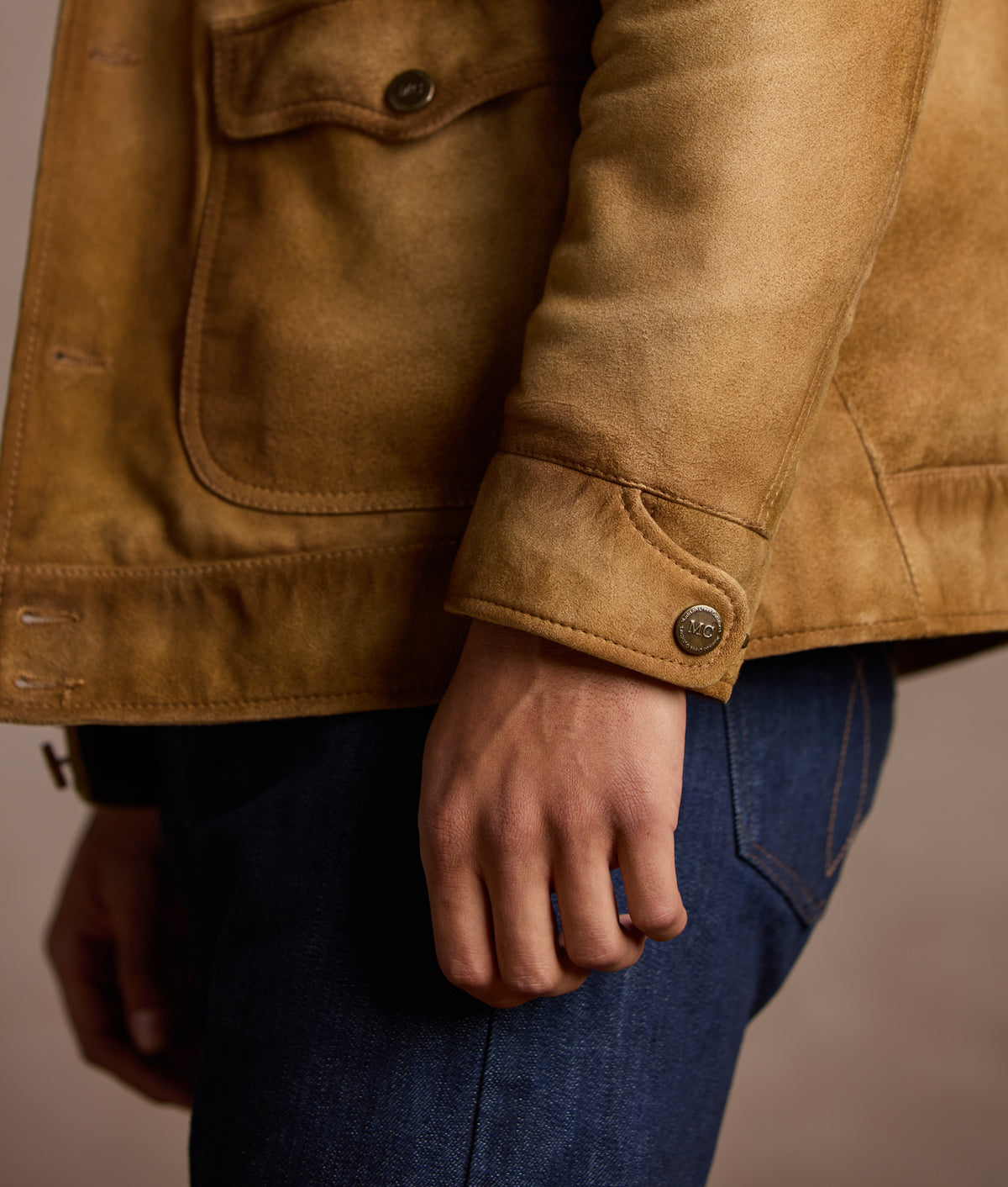 Duvall Vintage Leather Shacket :: Brown 10