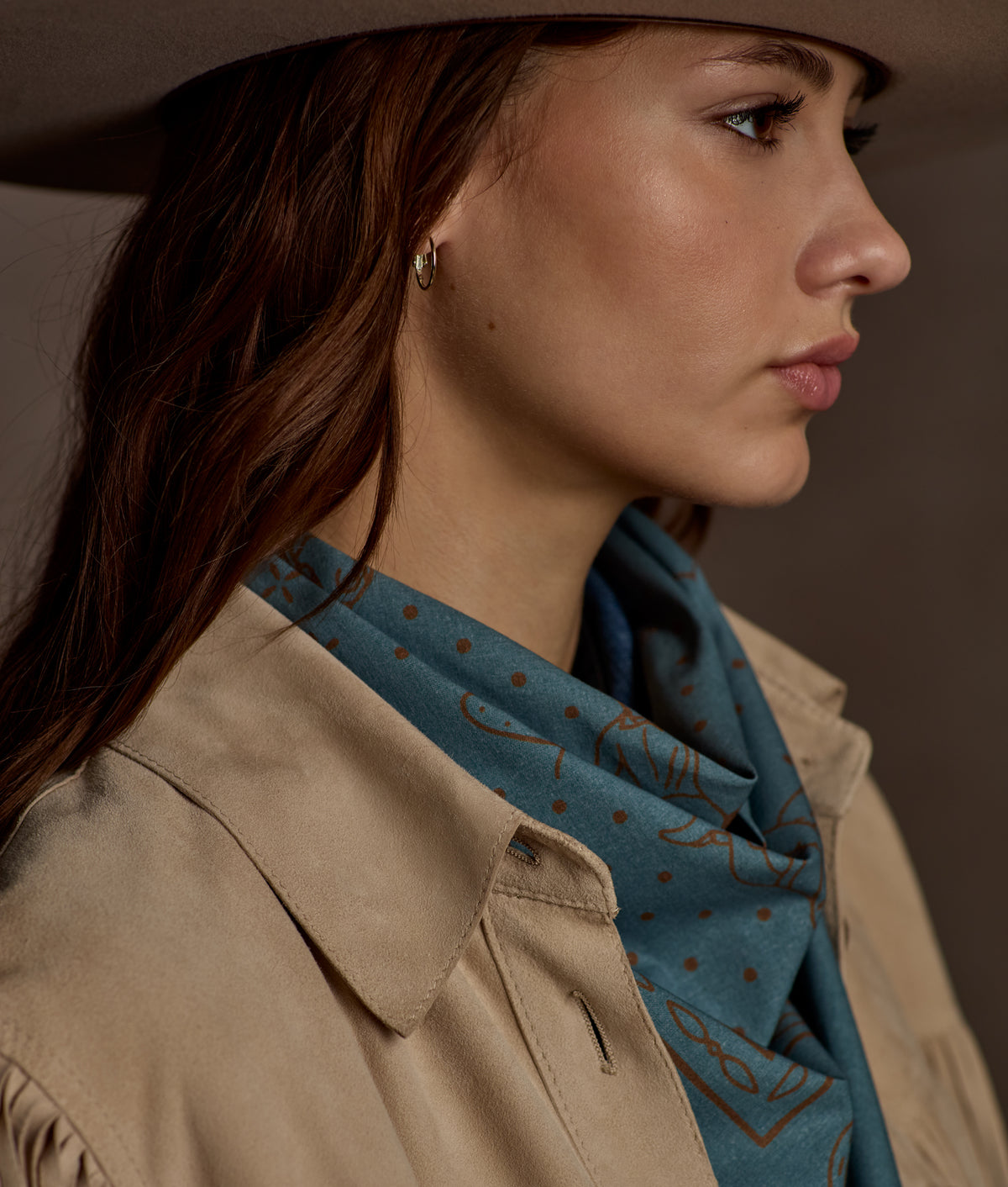 Western Bandana :: French Blue 7