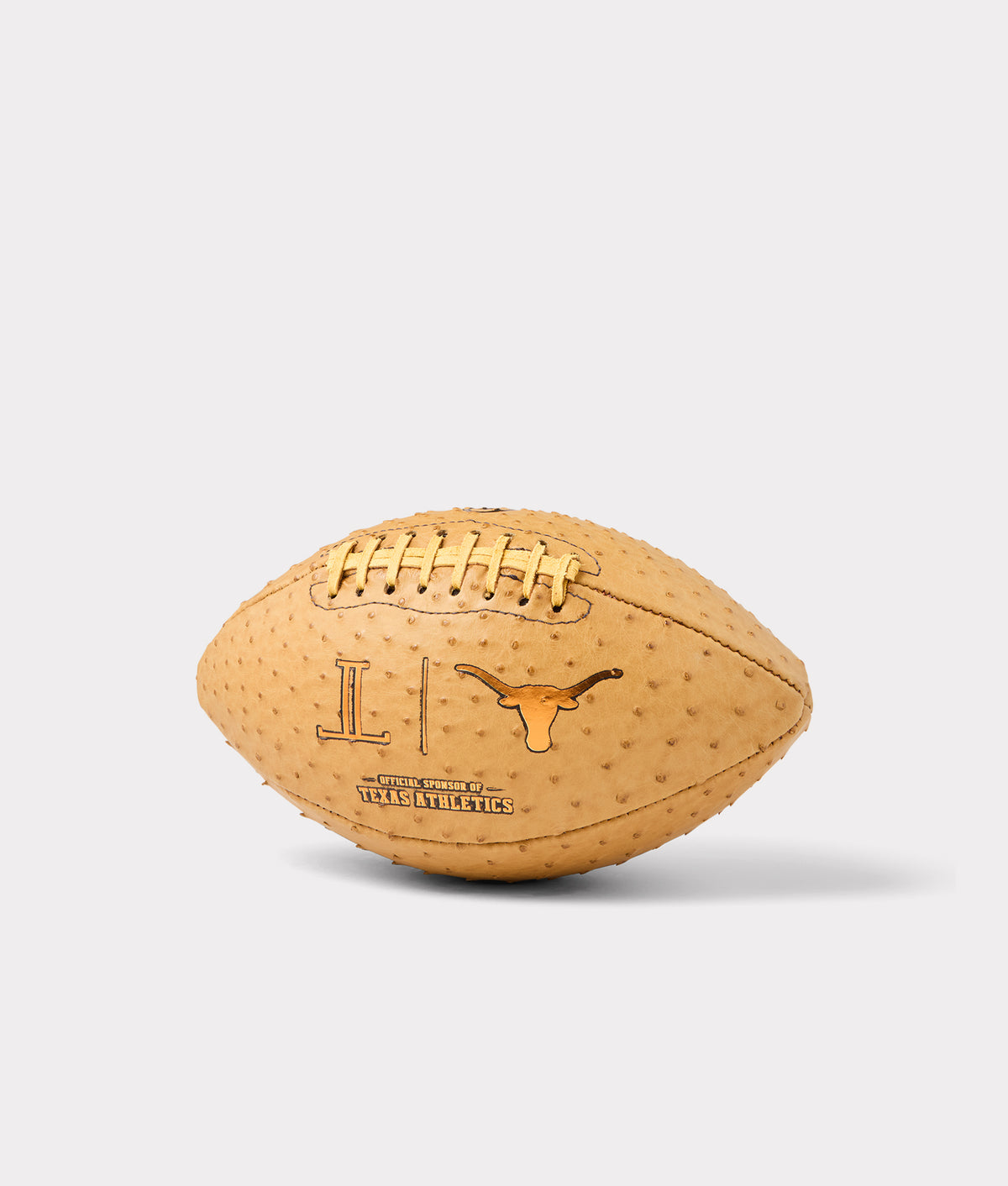 Lucchese x Texas Longhorns Ostrich Football :: Cognac 3