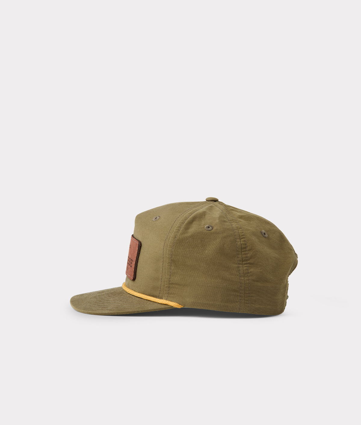 Slouch Patch Cap :: Olive 2