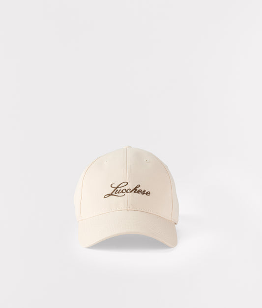 Script Dad Cap :: Cream